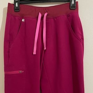 FIGS magenta Zamora jogger XS extra small GUC